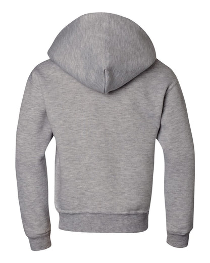 JERZEES NuBlend® Youth Hooded Sweatshirt 996YR #color_Oxford