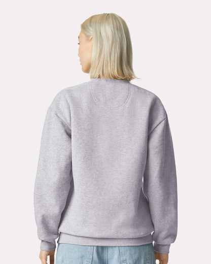 American Apparel ReFlex Fleece Crewneck Sweatshirt RF496 #colormdl_Heather Grey