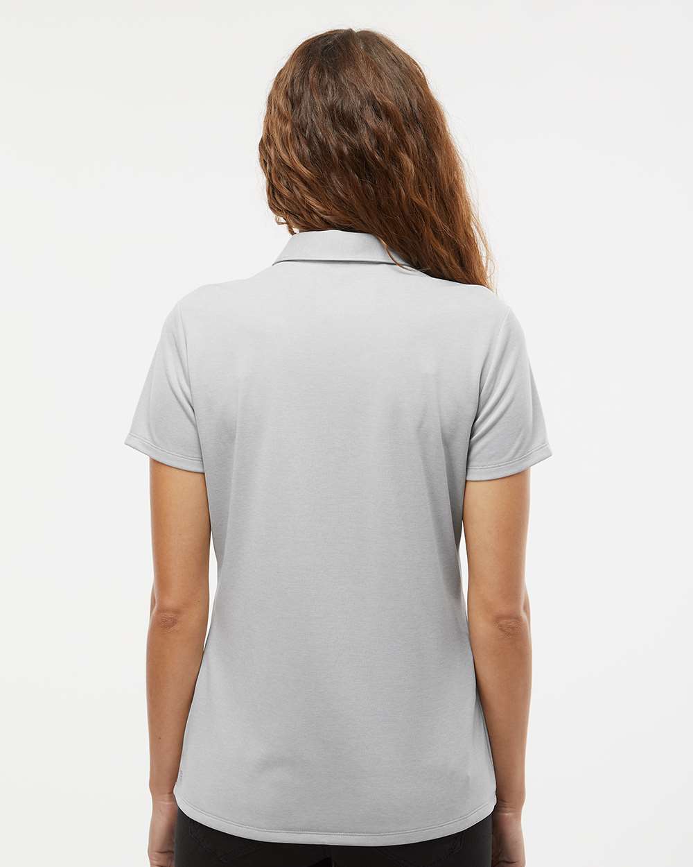 Adidas A583 Women's Heathered Polo #colormdl_Grey Two Melange