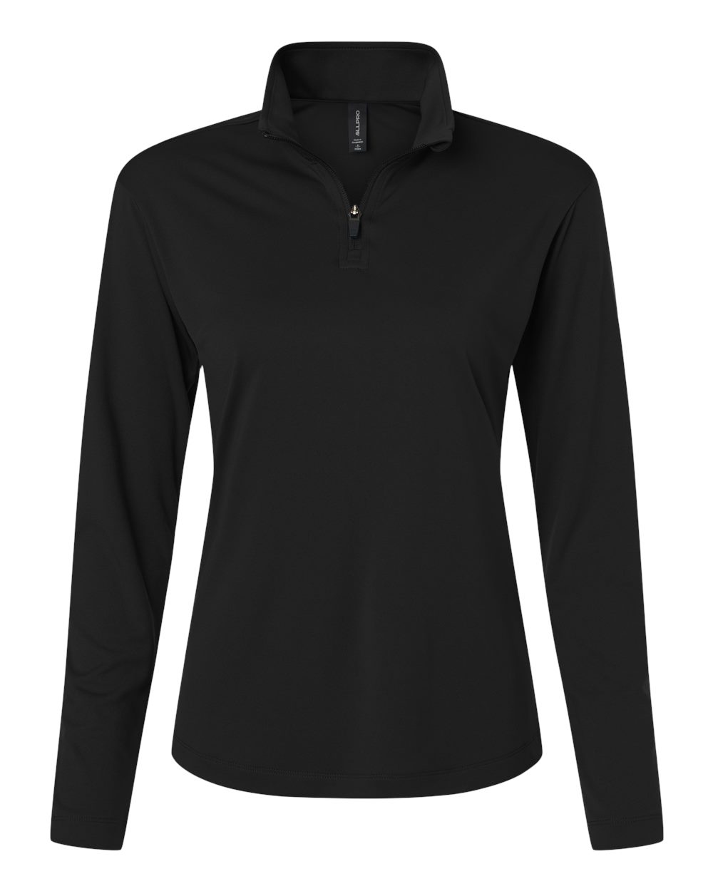 AllPro Pro-Lock Women's Performance Quarter-Zip Pullover 41870L #color_Black