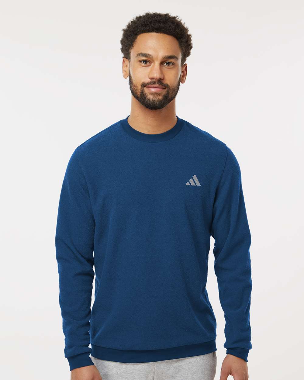 Adidas A586 Crewneck Sweatshirt #colormdl_Collegiate Navy