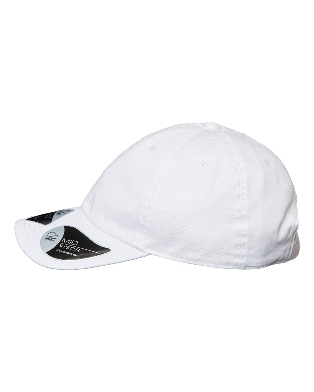 Atlantis Headwear Sustainable Dad Hat FRASER #color_White