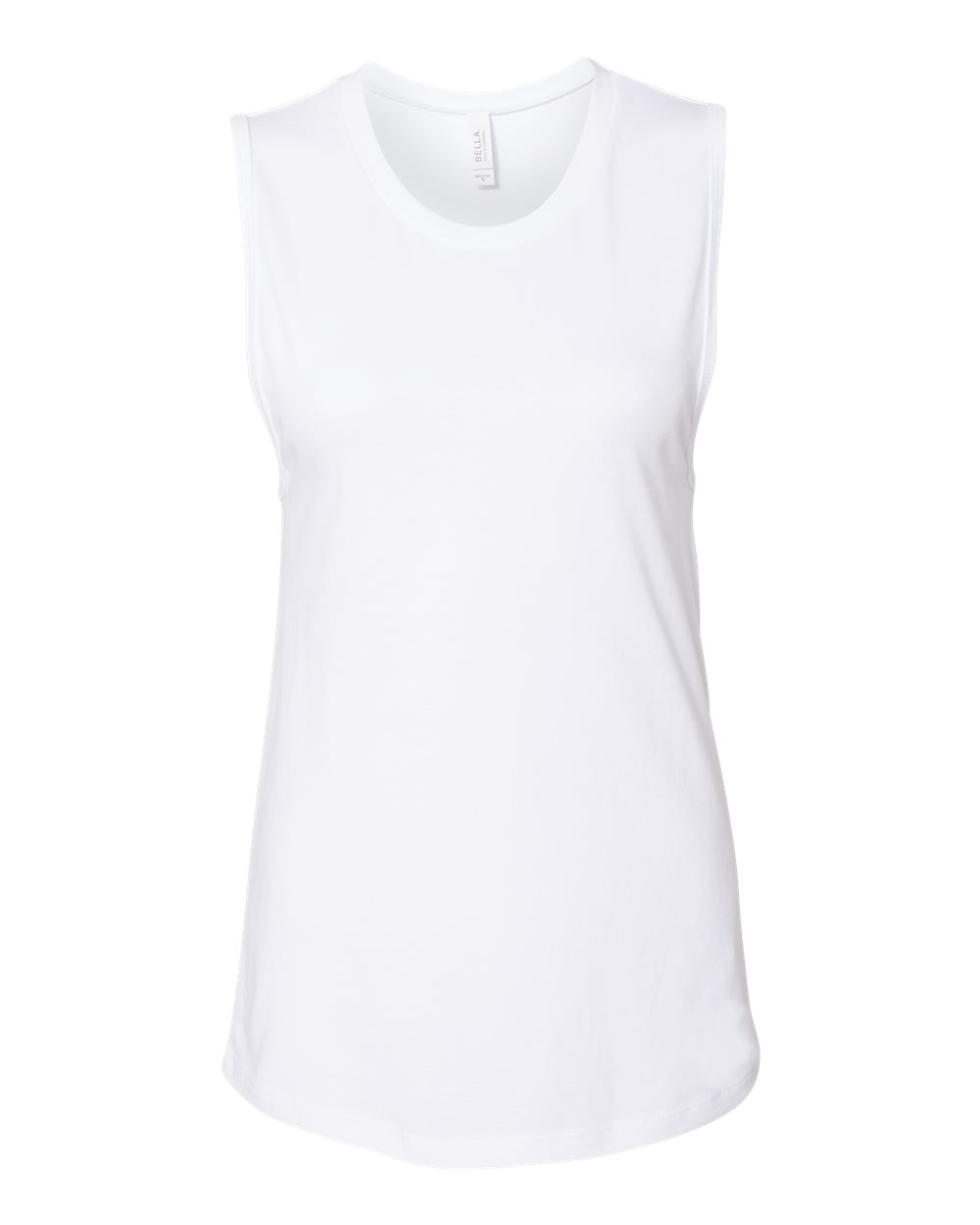 BELLA + CANVAS Women's Jersey Muscle Tank 6003 #color_White
