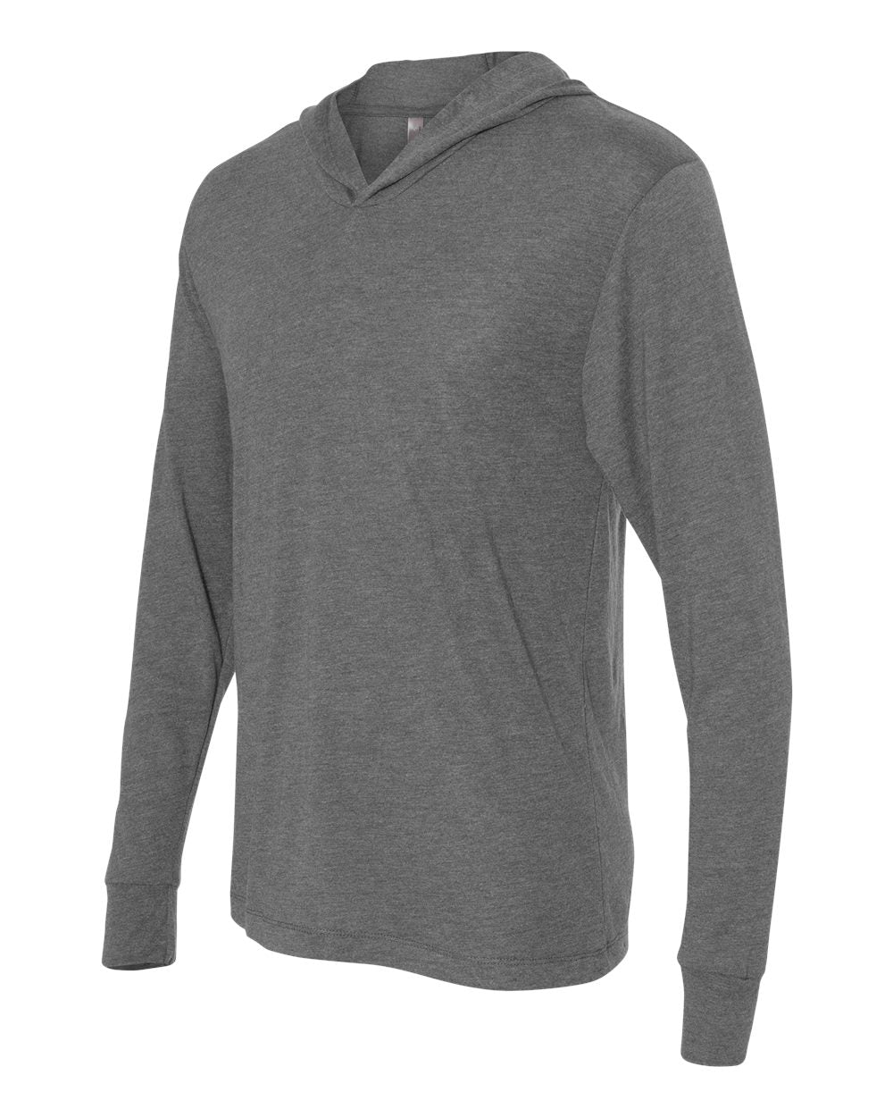 Next Level Triblend Hooded Long Sleeve Pullover 6021 #color_Premium Heather