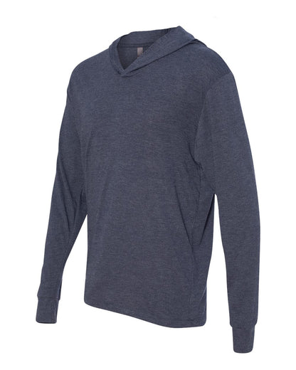 Next Level Triblend Hooded Long Sleeve Pullover 6021 #color_Vintage Navy