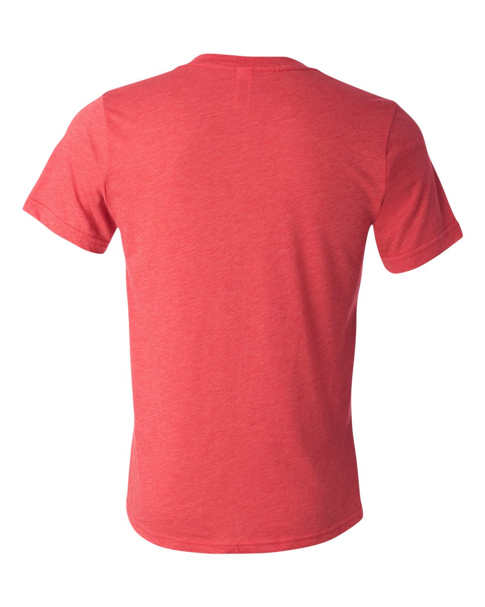 BELLA + CANVAS Triblend V-Neck Short Sleeve Tee 3415 #color_Red Triblend