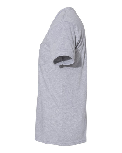 Next Level Cotton Pocket T-Shirt 3605 #color_Heather Grey