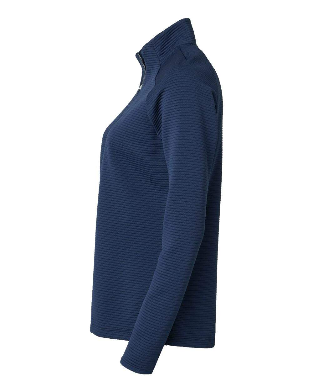Adidas  A589 Women's Spacer Quarter-Zip Pullover #color_Collegiate Navy
