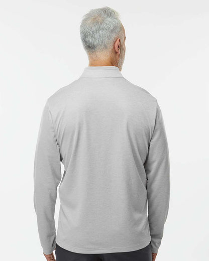 Adidas A593 Space Dyed Quarter-Zip Pullover #colormdl_Grey One Heather