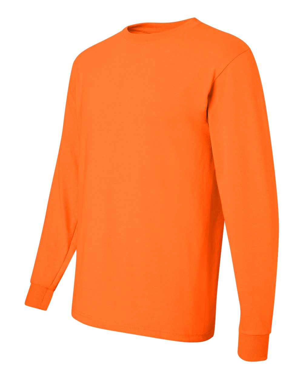 JERZEES Dri-Power® Long Sleeve 50/50 T-Shirt 29LSR #color_Safety Orange