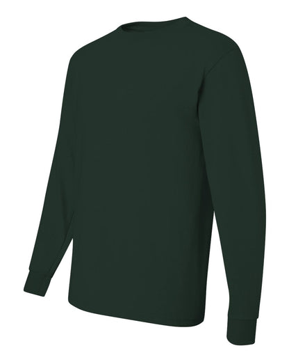 JERZEES Dri-Power® Long Sleeve 50/50 T-Shirt 29LSR #color_Forest Green