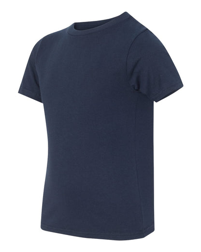 Next Level Youth Cotton T-Shirt 3310 #color_Midnight Navy
