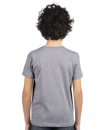 Next Level Youth Cotton T-Shirt 3310 #colormdl_Heather Grey
