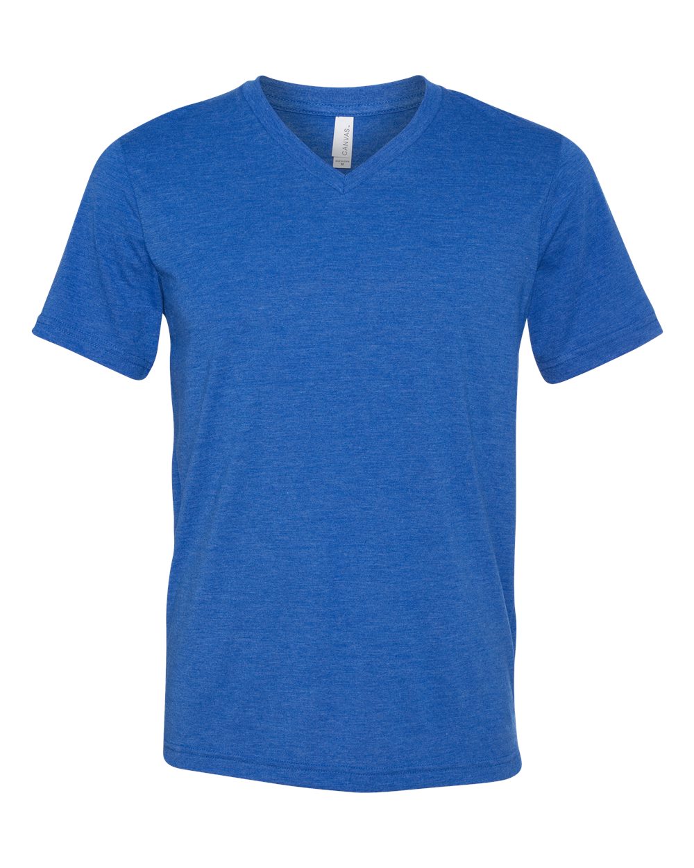BELLA + CANVAS Triblend V-Neck Short Sleeve Tee 3415 #color_True Royal Triblend