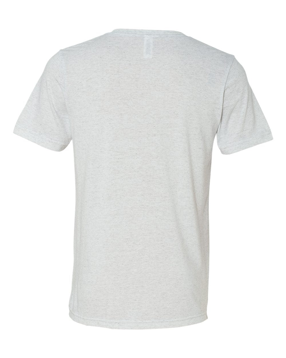 BELLA + CANVAS Triblend V-Neck Short Sleeve Tee 3415 #color_White Fleck Triblend