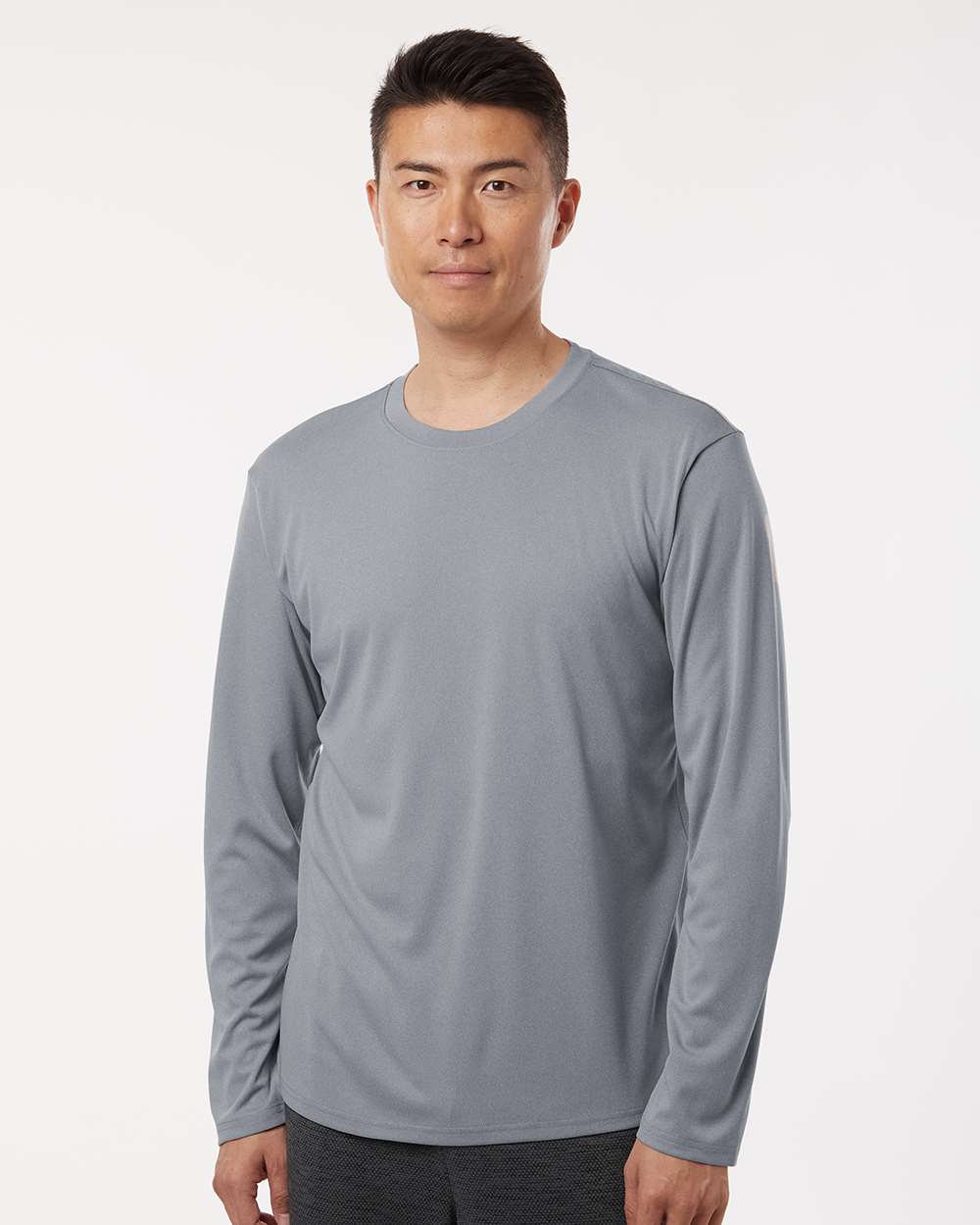AllPro Pro-Lock Performance Long Sleeve T-Shirt 48400 #colormdl_Heather Steel