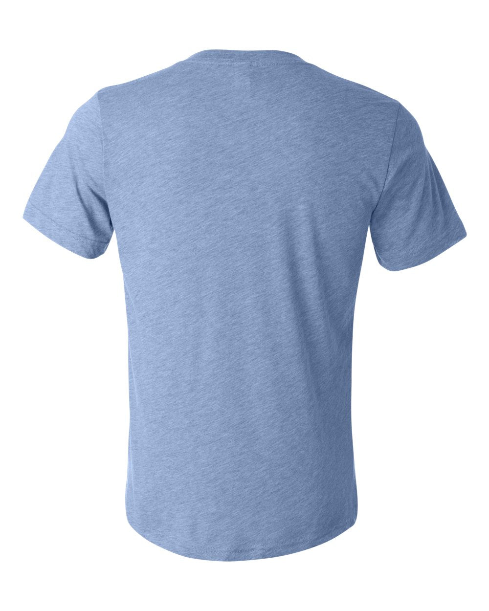BELLA + CANVAS Triblend V-Neck Short Sleeve Tee 3415 #color_Blue Triblend