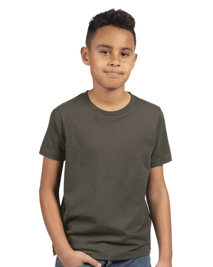 Next Level Youth Cotton T-Shirt 3310 #colormdl_Heavy Metal