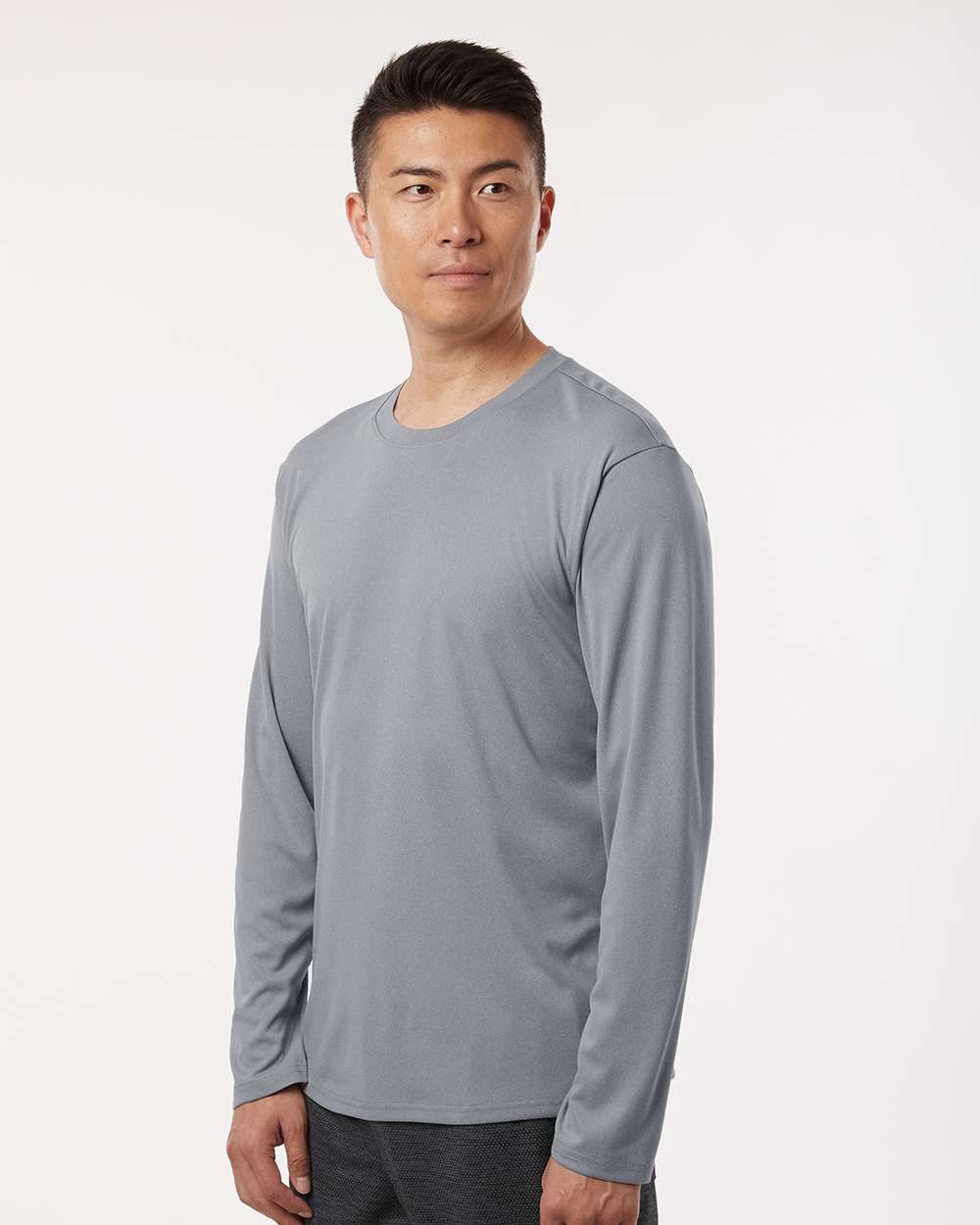 AllPro Pro-Lock Performance Long Sleeve T-Shirt 48400 #colormdl_Heather Steel