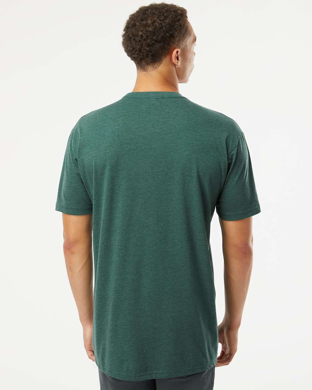 Next Level CVC T-Shirt 6210 #colormdl_Heather Forest Green