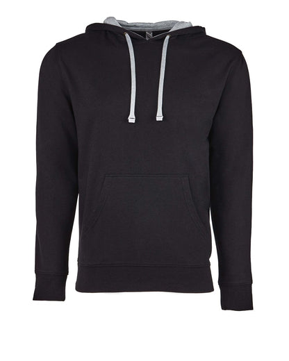 Next Level Laguna Hoodie 9301 #color_Black/ Heather Grey