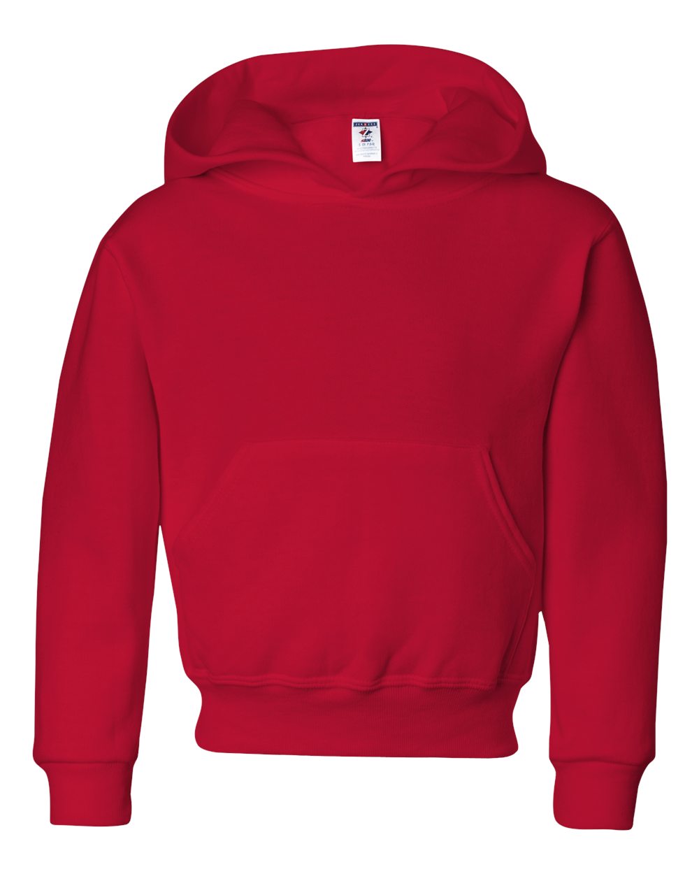 JERZEES NuBlend® Youth Hooded Sweatshirt 996YR #color_True Red