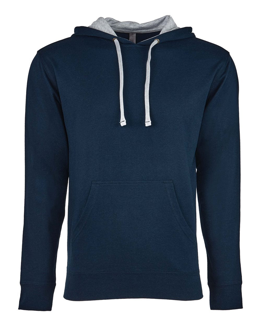 Next Level Laguna Hoodie 9301 #color_Midnight Navy/ Heather Grey