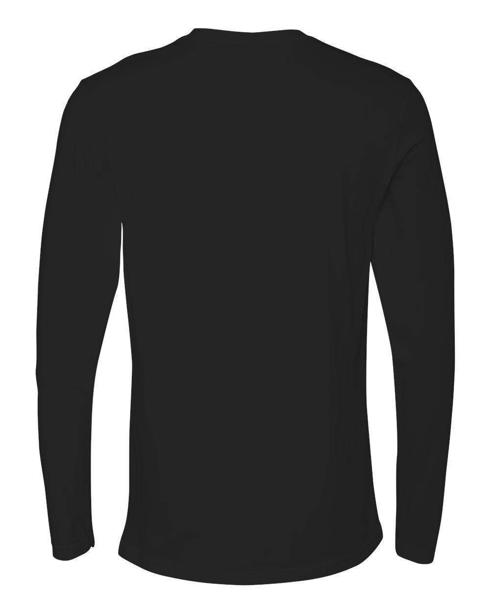 Next Level Cotton Long Sleeve T-Shirt 3601 #color_Black