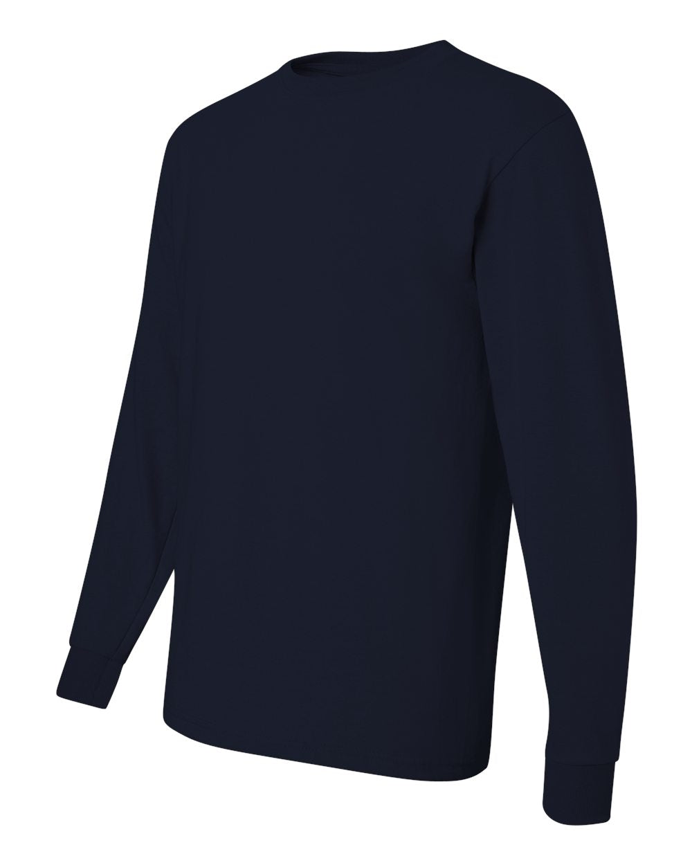 JERZEES Dri-Power® Long Sleeve 50/50 T-Shirt 29LSR #color_J. Navy