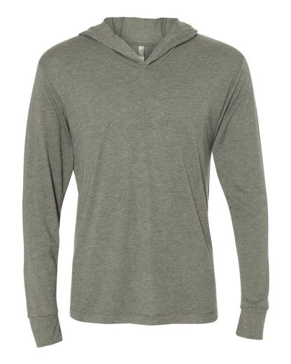 Next Level Triblend Hooded Long Sleeve Pullover 6021 #color_Venetian Grey