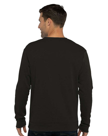 Next Level Malibu Crewneck Sweatshirt 9002 #colormdl_Heather Black