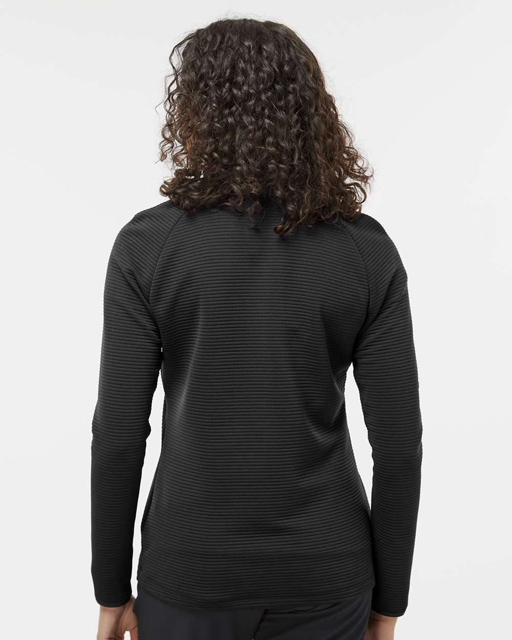 Adidas  A589 Women's Spacer Quarter-Zip Pullover #colormdl_Black
