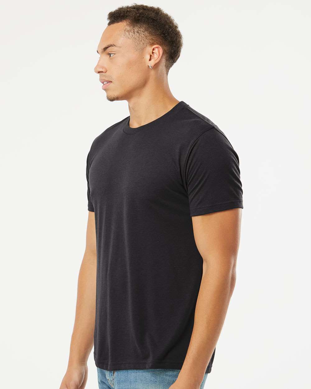 Next Level Triblend T-Shirt 6010 #colormdl_Graphite Black
