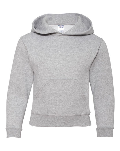JERZEES NuBlend® Youth Hooded Sweatshirt 996YR #color_Athletic Heather