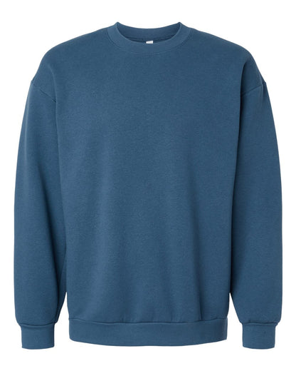 American Apparel ReFlex Fleece Crewneck Sweatshirt RF496 #color_Sea Blue