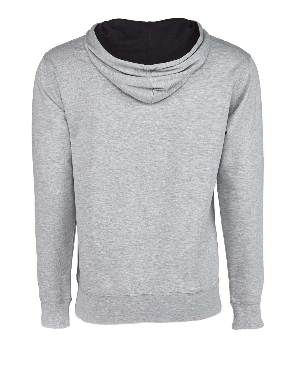 Next Level Laguna Hoodie 9301 #color_Heather Grey/ Black