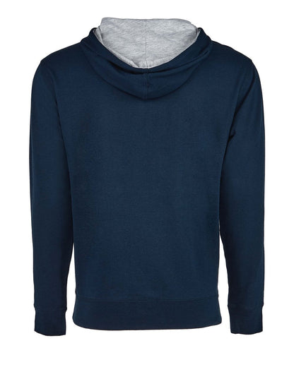 Next Level Laguna Hoodie 9301 #color_Midnight Navy/ Heather Grey