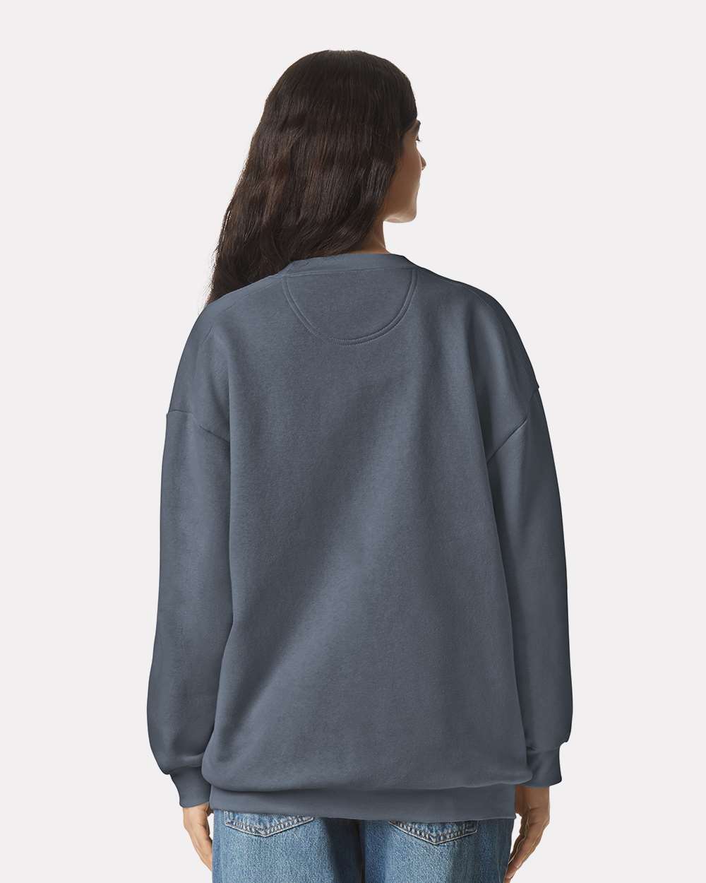American Apparel ReFlex Fleece Crewneck Sweatshirt RF496 #colormdl_Asphalt