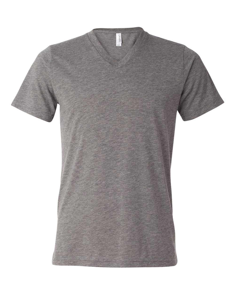 BELLA + CANVAS Triblend V-Neck Short Sleeve Tee 3415 #color_Grey Triblend