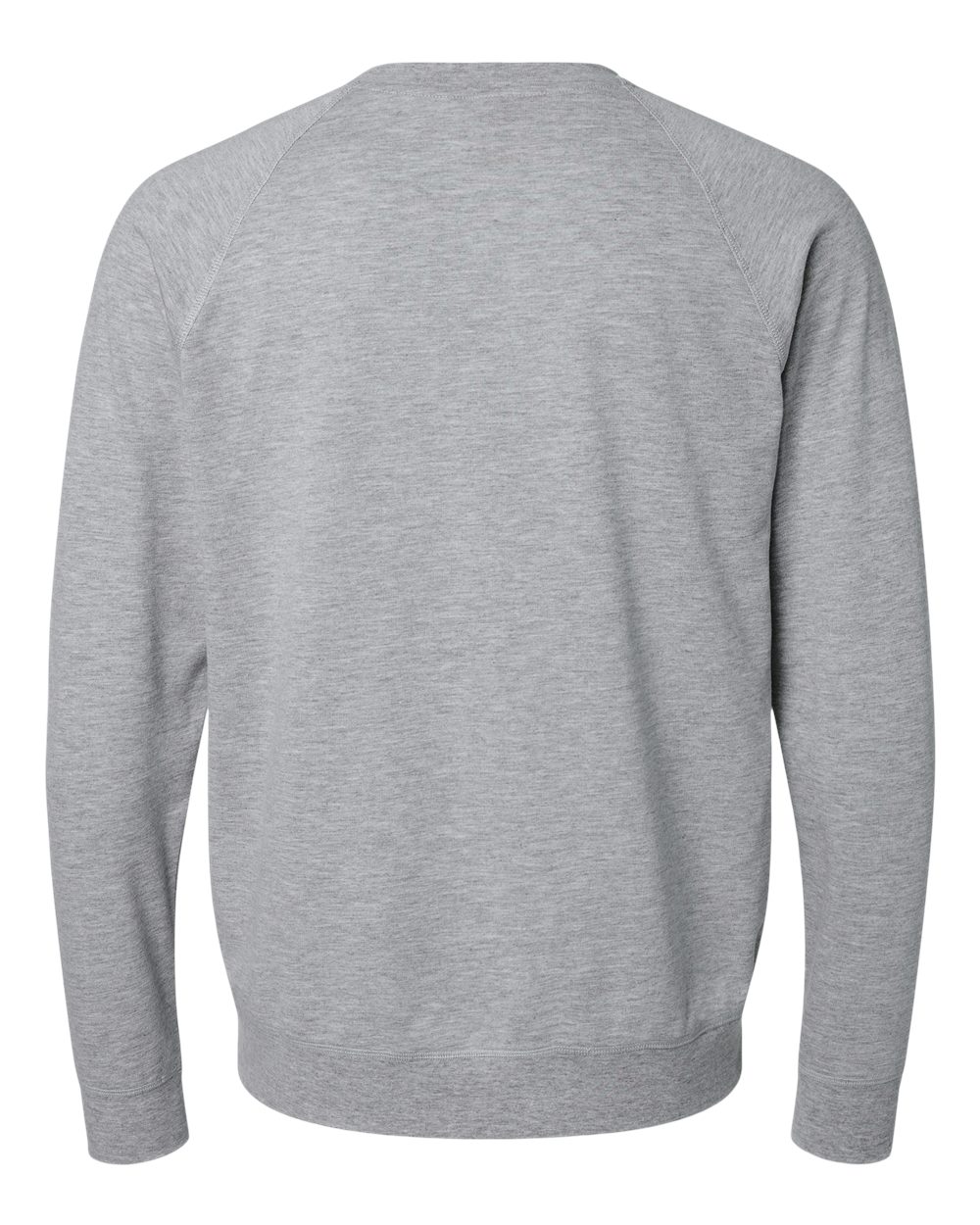 Next Level Laguna Raglan Crewneck Sweatshirt 9000 #color_Heather Grey