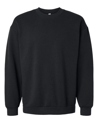 American Apparel ReFlex Fleece Crewneck Sweatshirt RF496 #color_Black