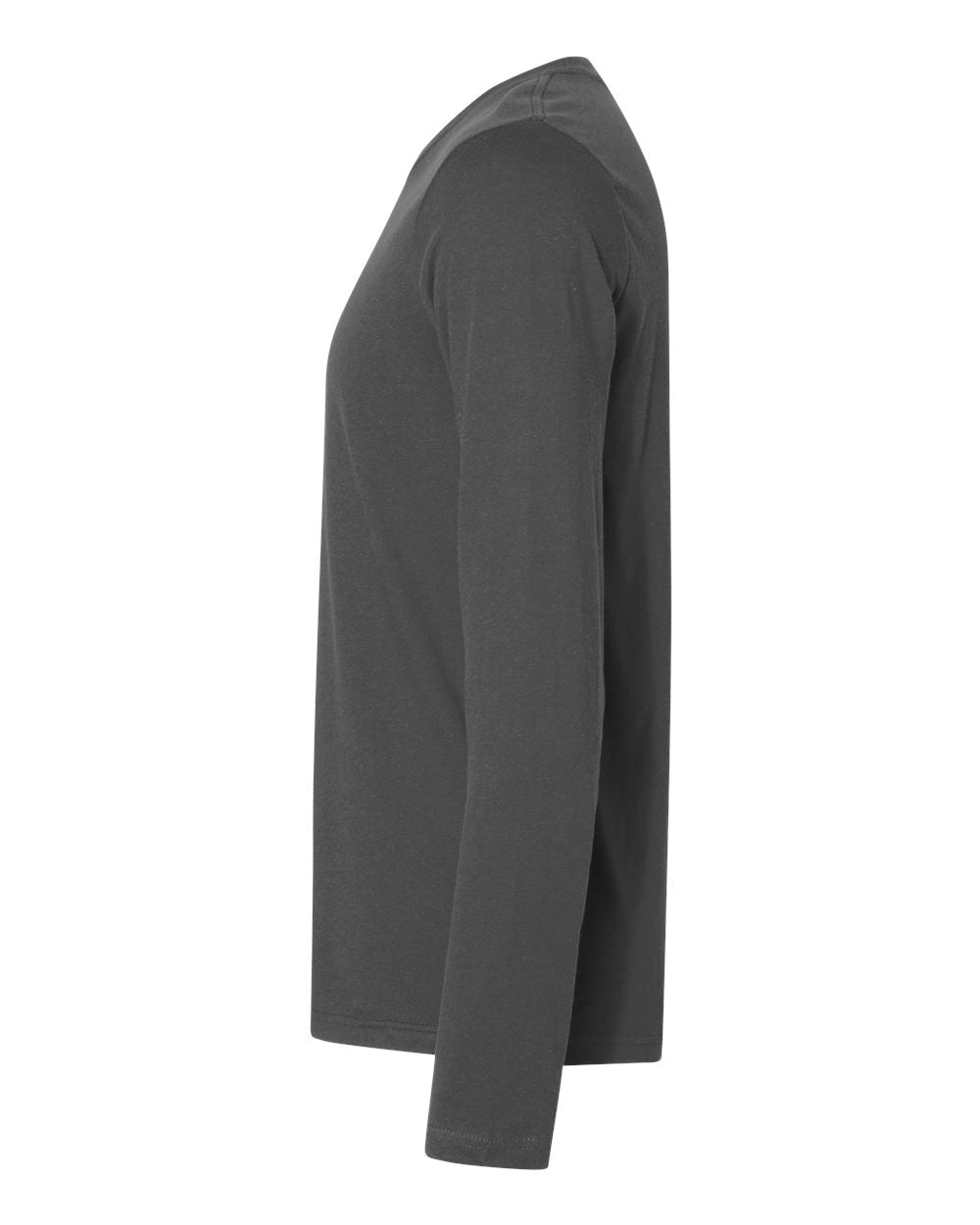 Next Level Cotton Long Sleeve T-Shirt 3601 #color_Heavy Metal