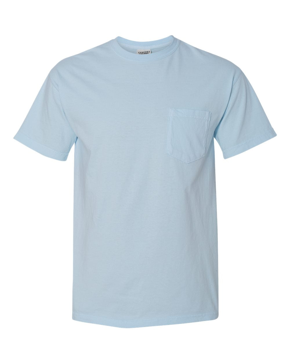 Comfort Colors Garment-Dyed Heavyweight Pocket T-Shirt 6030 #color_Chambray