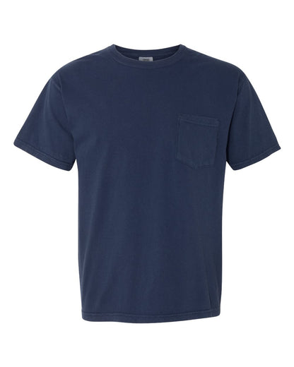Comfort Colors Garment-Dyed Heavyweight Pocket T-Shirt 6030 #color_True Navy