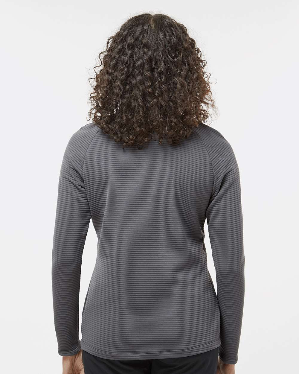 Adidas  A589 Women's Spacer Quarter-Zip Pullover #colormdl_Grey Five