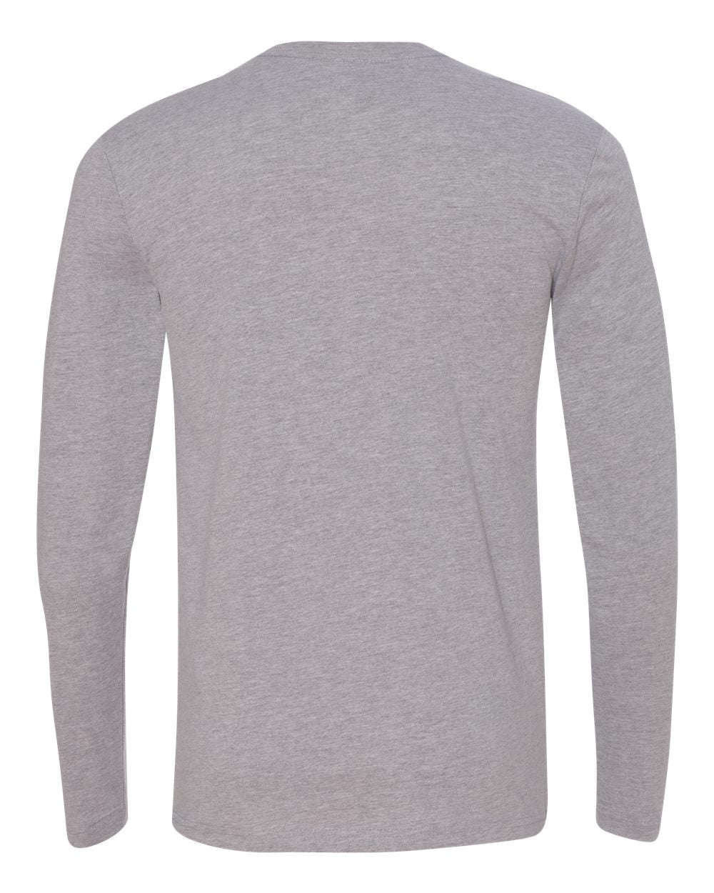 Next Level Cotton Long Sleeve T-Shirt 3601 #color_Heather Grey