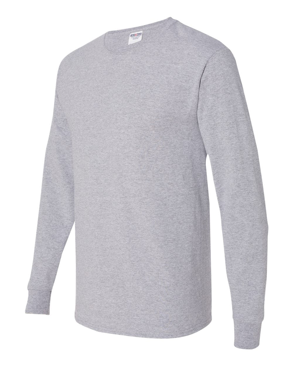 JERZEES Dri-Power® Long Sleeve 50/50 T-Shirt 29LSR #color_Athletic Heather