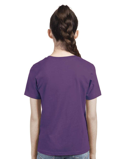 Next Level Youth Cotton T-Shirt 3310 #colormdl_Purple Rush