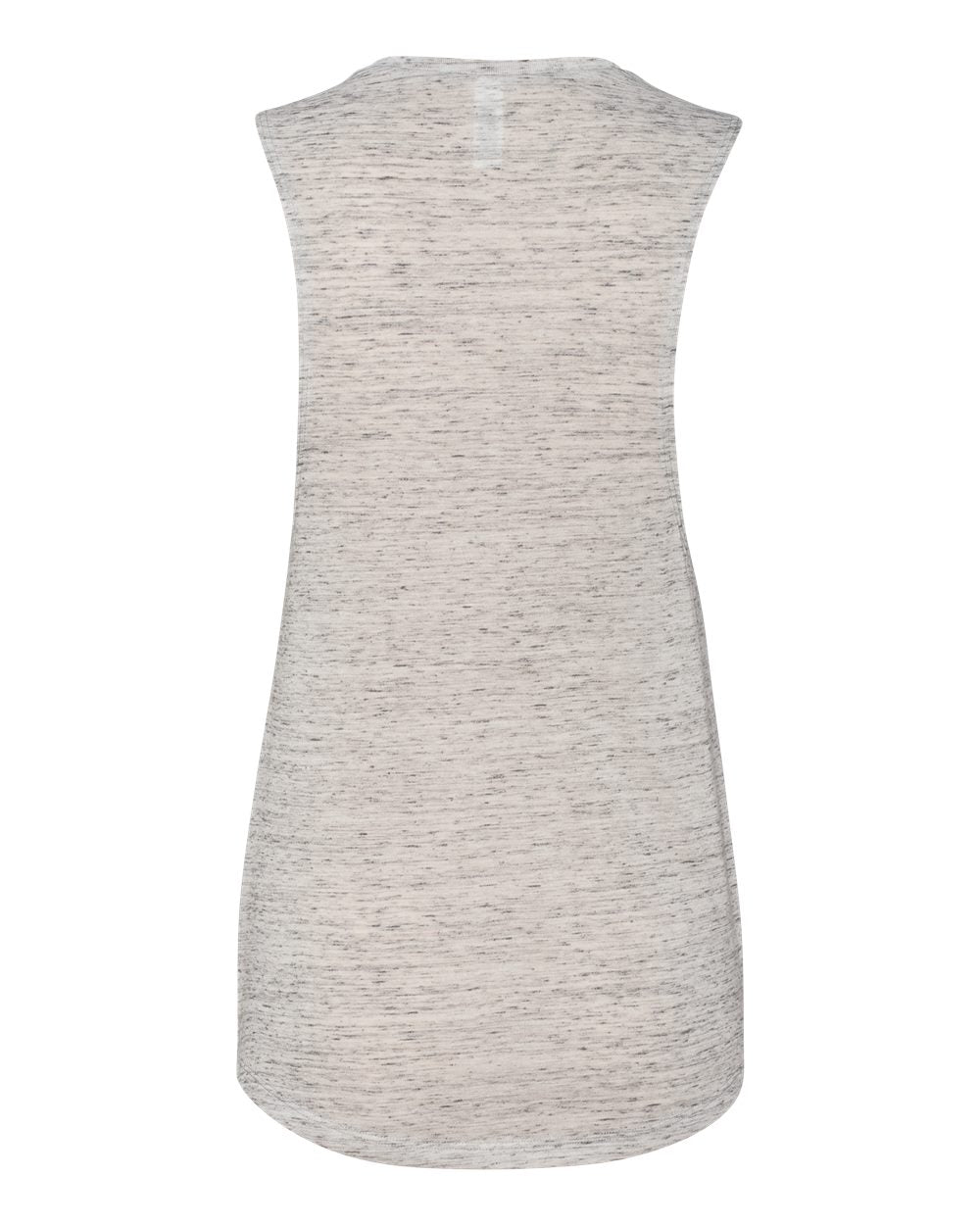 BELLA + CANVAS Women's Flowy Scoop Muscle Tank 8803 #color_White Marble