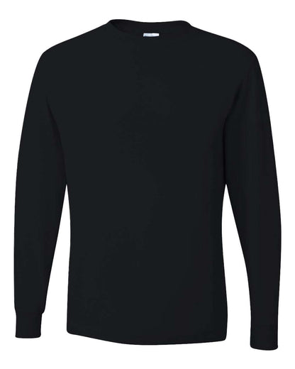 JERZEES Dri-Power® Long Sleeve 50/50 T-Shirt 29LSR #color_Black